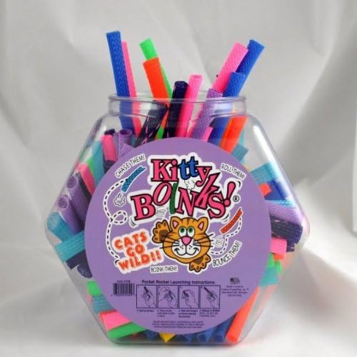 Fido4Ever Kitty Boinks Counter Display100 Pc 5" Assorted Neon Colors