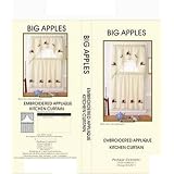 Big Apples Kitchen Curtain Swag and Tiers Set by 