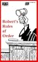 Robert's Rules of Order
