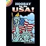 Hooray for the USA! Stained Glass Coloring Book (Dover Little Activity Books)