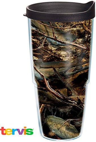 Tervis Fishouflage Catfish Camo Tumbler with Lid 24-Ounce