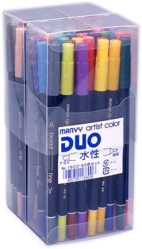 Mer B artist duo 1600 color 60 color set (japan import)