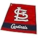 Team Golf MLB St Louis Cardinals Jacquard Woven Golf Towel Jacquard Woven Golf Towel, 16