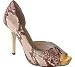 Jessica Simpson Women's Josette2 Peep Toe Pump,Yellow Snake,10 M