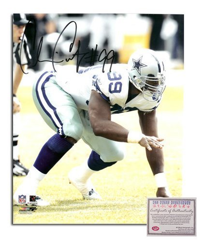 Chris Canty NFL Dallas Cowboys Hand Signed 8x10 Photograph White Jersey