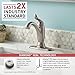 Delta Faucet Linden Single Hole Bathroom Faucet Brushed Nickel, Single Handle Bathroom Faucet, Diamond Seal Technology, Metal Drain Assembly, Stainless 594-SSMPU-DST