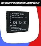 Panasonic Lumix DMC-FP8 Digital Camera Battery (3.7v, 1200 mAh) - Replacement for Panasonic BCF-10 Battery