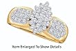 Awesome Yellow Gold 1/2 Ctw. Diamond Cluster Ring ** SPECIAL SALE **