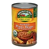 Walnut Acres Organic Refried Beans, Pinto With Garlic, Fat Free, 15 Ounce Cans (Pack of 12)