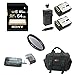 Panasonic Lumix DMC-GH3 GH3 DMCGH3 Mirrorless Micro Four Thirds Digital Camera (Black) + Panasonic H-FS45150K Lumix G Series Lens (Black) + Sony 64GB SDXC Memory Card + Card Reader + Wasabi Battery Charger and Two Replacement Batteries + Lens Filter + Camera Bag + Accessory Kit