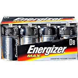 Alkaline Battery Bulk Packs - D Cell, 8 Pack