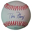 Tim Flannery Autographed ROLB Baseball, San Francisco Giants, San Diego Padres, Proof Photo