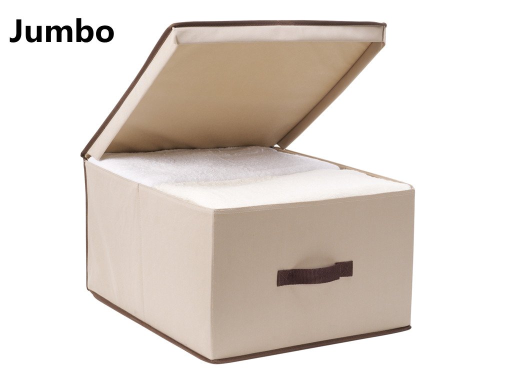Amazon.com - Household Essentials Jumbo Storage Box, Natural ... Amazon.com - Household Essentials Jumbo Storage Box, Natural ...
