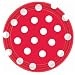 Red Polka Dot Dessert Plates (18 count)