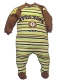 Aviation Striped Footie by Baby's Own