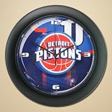 NBA Detroit Pistons High-Definition Wall Clock