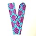Stethoscope Covers Handmade Variety Patterns Colors 100% Cotton Scrunchie (Blue Pink Damask)