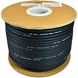 GLS AUDIO Bulk Microphone Cable 300' Black Mic -300ft Signal mike cable