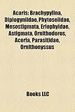 Acari Introduction: Brachypylina, Diplogyniidae, Phytoseiidae, Mesostigmata, Eriophyidae, Astigmata, Ornithodoros, Aceria, Parasitidae-