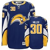 MILLER #30 Buffalo Sabres RBK Premier NHL Hockey Jersey by Reebok (NHLPA Certified Custom Sewn Authentic Twill)