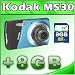 Kodak EasyShare M530 12MP 3x Optical Digital Camera Blue