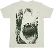 JAWS Mouth Screen White T-Shirt Tee