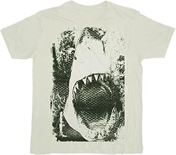 JAWS Mouth Screen White T-Shirt Tee