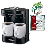 Cuisinart ? Commercial 2-cup Coffeemaker - Black (includes 36 Colombia Supremo Regular Pods)