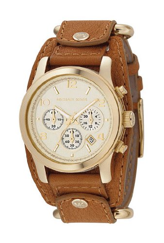 Michael Kors Gold Tone Chronograph Watch 2156