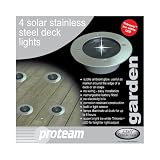 from Proteam UK Ltd Solar Decking Lights, Four-Pack Model 360/383
