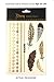 5 Sheets Fashion Body Art Stickers Removable Waterproof Temporary Tattoo - Patten Type: Wings, Letters, Cats, Totem, Cardiogram Hot - FZPSZH01001 by Sophiababywang