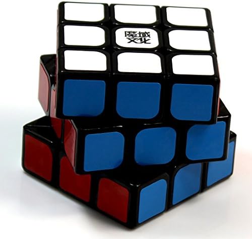 YJ Moyu 3x3x3 Magic Cube Puzzle Twist Speed Speeding Cube Rubik's Cube Puzzles Weilong YJ8209 Black