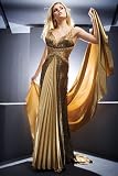 Gorgeous Golden Gowns by Tony Bowls Evenings