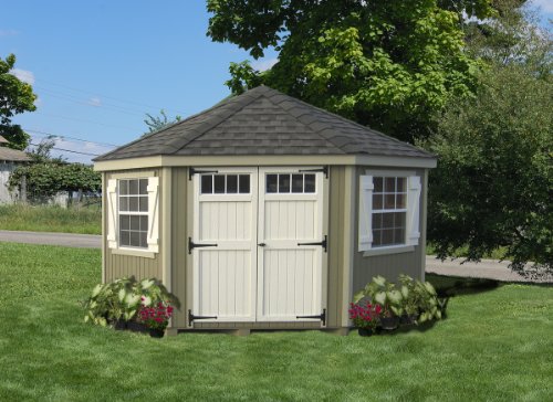 10 x 10 5 Sided Colonial Garden Shed Panelized Kit