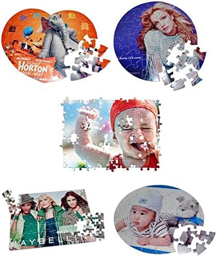 10 pcs Blank Jigsaw Puzzle Baby Toy Hobby Sublimation Heat Transfer