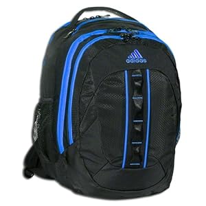 adidas Ridgemont Backpack, Black/Solar Yellow, 19 x 14 x 14-Inch
