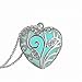 Ammazona Magical Aqua Blue Tree Heart Glow In The Dark Pendant Necklace Gift