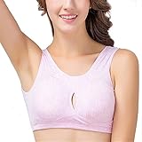 YING　LAN　寝ながら美乳　ナイトブラ ヨガブラ　ノンワイヤー　夜用 レディース　産前　産後　妊婦　妊婦用　授乳　ヨガ　 スポーツ　レッド