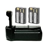 Opteka Battery Pack Grip / Vertical Shutter Release for Canon EOS 20D, 30D, 40D & 50D Digital SLR Cameras with 2 BP-511 Batteries.