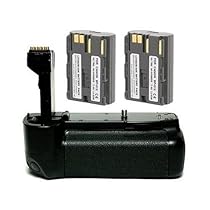 Opteka Battery Pack Grip / Vertical Shutter Release for Canon EOS 20D, 30D, 40D & 50D Digital SLR Cameras with 2 BP-511 Batteries (4000 mAh Total Power)