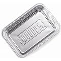 Weber 6415  Small Aluminum Drip Pans 8.5-by-6-inch, Pack of 10