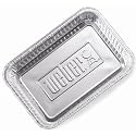Weber 6415  Small Aluminum Drip Pans 8.5-by-6-inch, Pack of 10