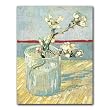Sprig of Almond Blossom in a Glass - Box Set of 12 Greeting Cards and Patterned Envelopes