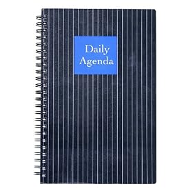 Mead Pinstripe Undated Weekly Wirebound Planner,  5-1/2 x 8-1/2 Inches (599-12099)