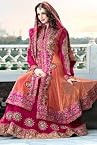 Pink Georgette & Net Suit