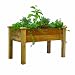 Gronomics REGB 24-48 24-Inch by 48-Inch by 30-Inch Rustic Elevated Garden Bed, Unfinished