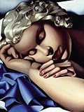 Posters: Tamara De Lempicka Poster Art Print - The Sleeping Woman I (32 x 24 inches)
