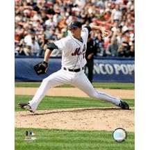 Billy Wagner 2006 "Pitching Action" Double Matted 8" X 10" Photograph (Unframed)