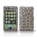 iPhone 3G & 3GS Rhinestone Case - Leopard Crystal