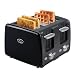 Oster 4-Slice Toaster with Retractable Power Cord - Black
